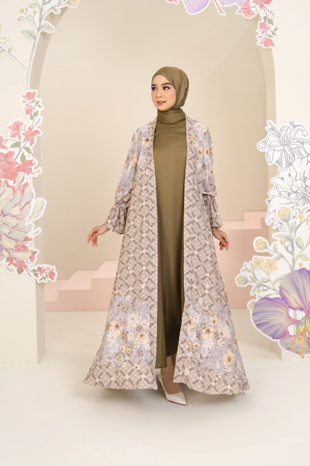 Ariana Dress Set (Minor) Golden Fog