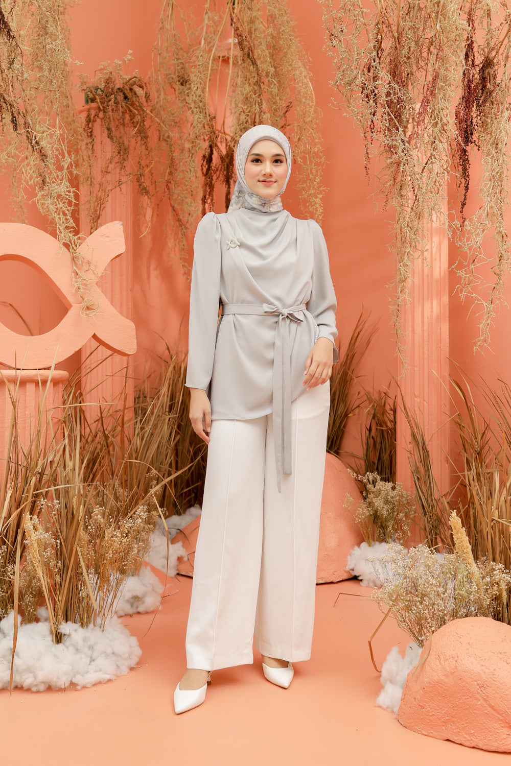 Cordelia Blouse (Minor) Glacier Gray