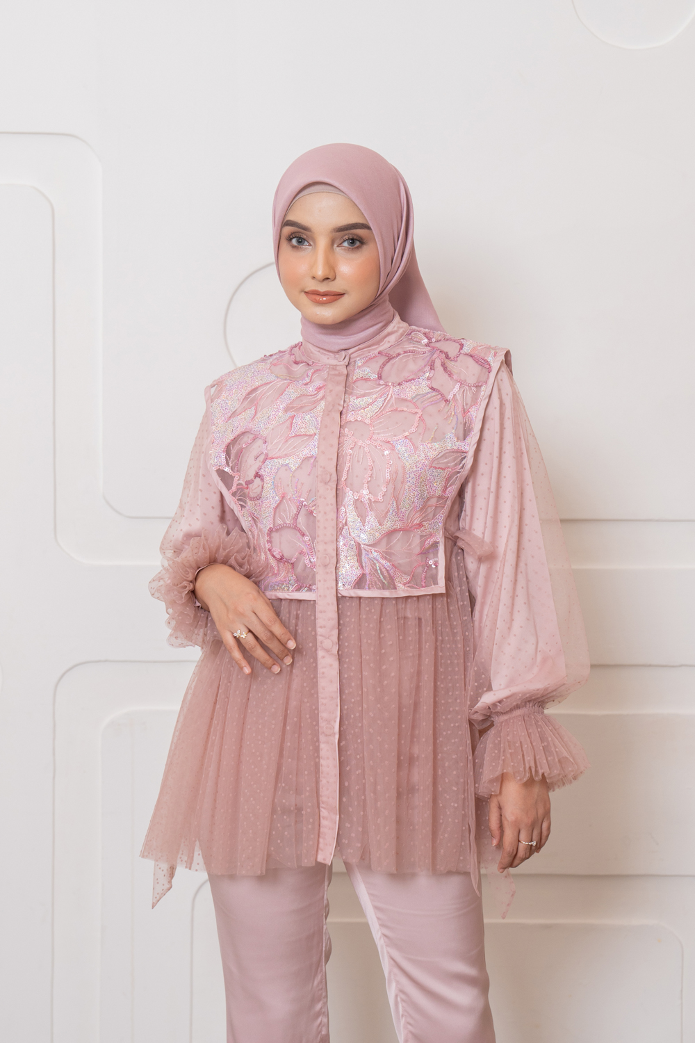Dilara Blouse (Minor) Misty Rose