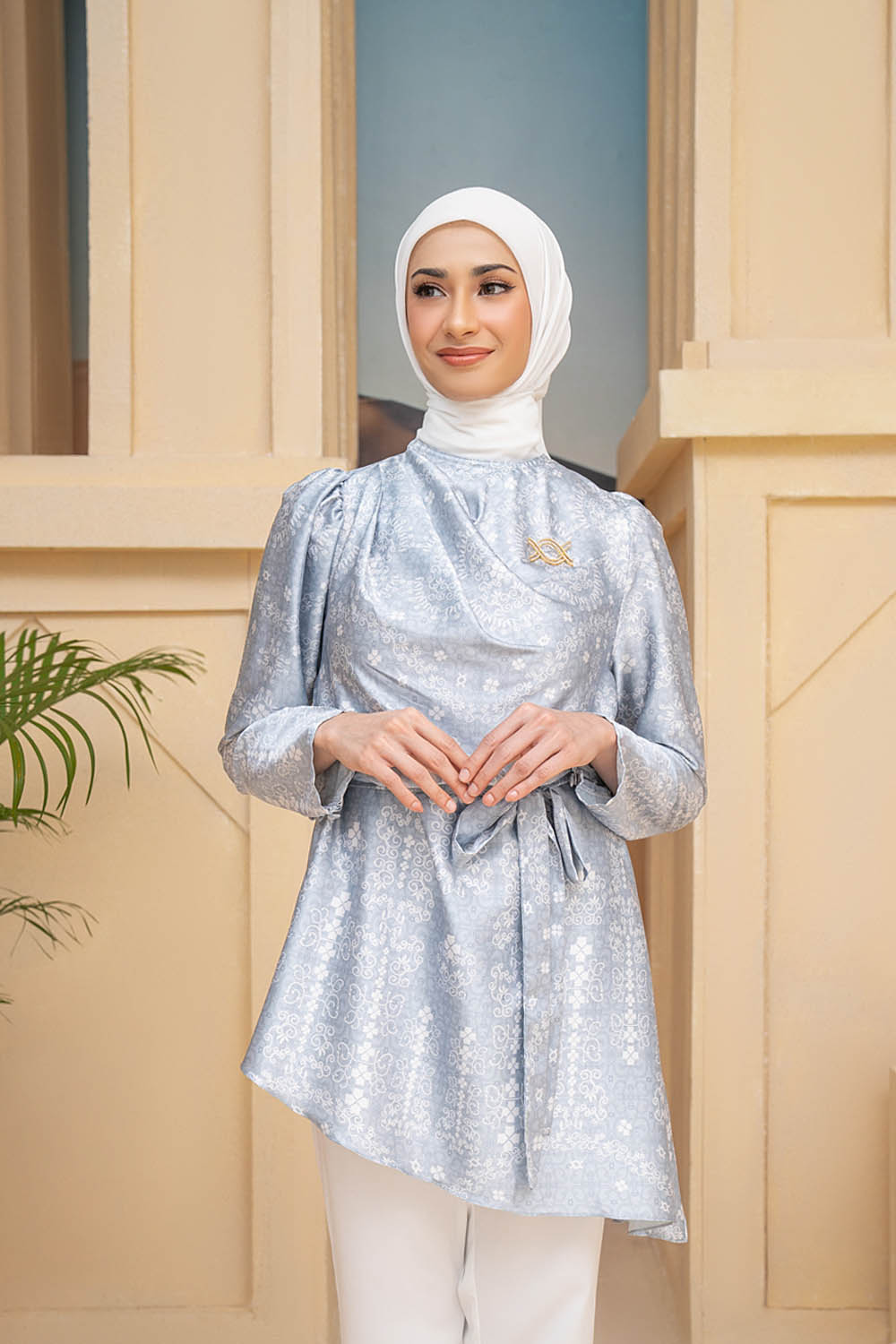 Malqaf Blouse (Minor) Blue Shiver