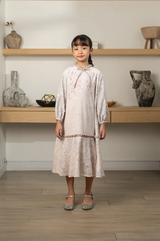 Image of Siara Dress Girl (Minor) Sweet Ivory