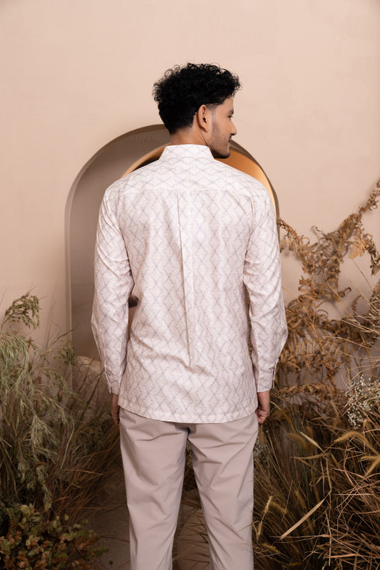 Mariri Long Shirt Men (Minor) Serene Azure