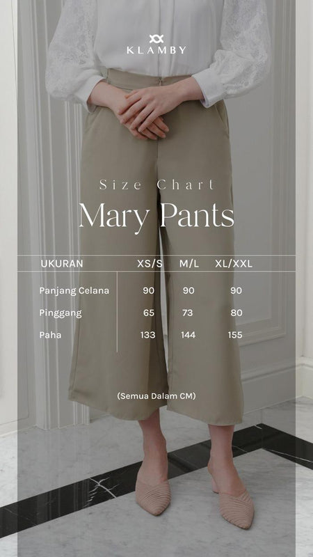 Mary Pants (Minor) Buff Cream