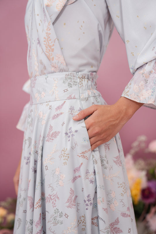 Gardenia Skirt Ashy Blue
