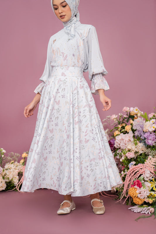 Gardenia Skirt Ashy Blue