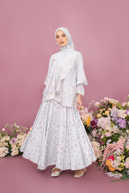 Gardenia Skirt Ashy Blue