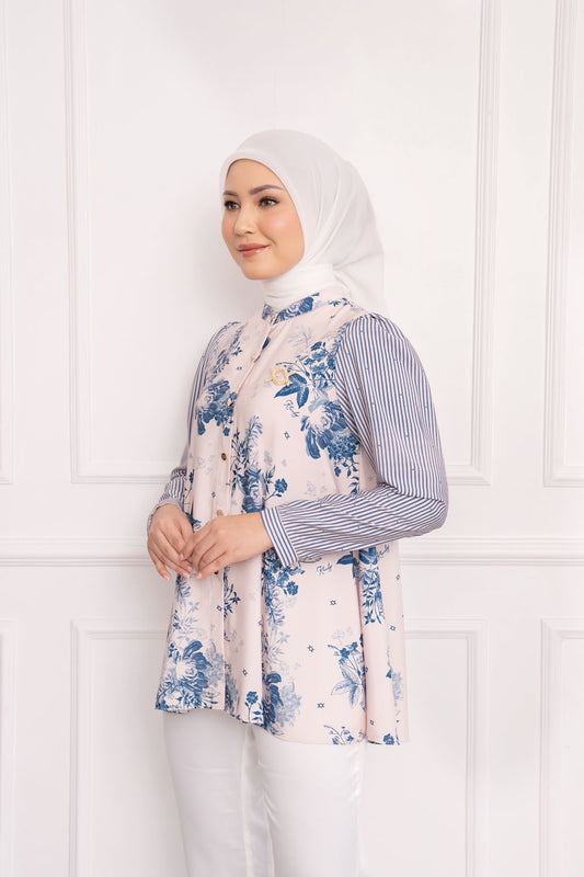 Norela Shirt Deep Cobalt