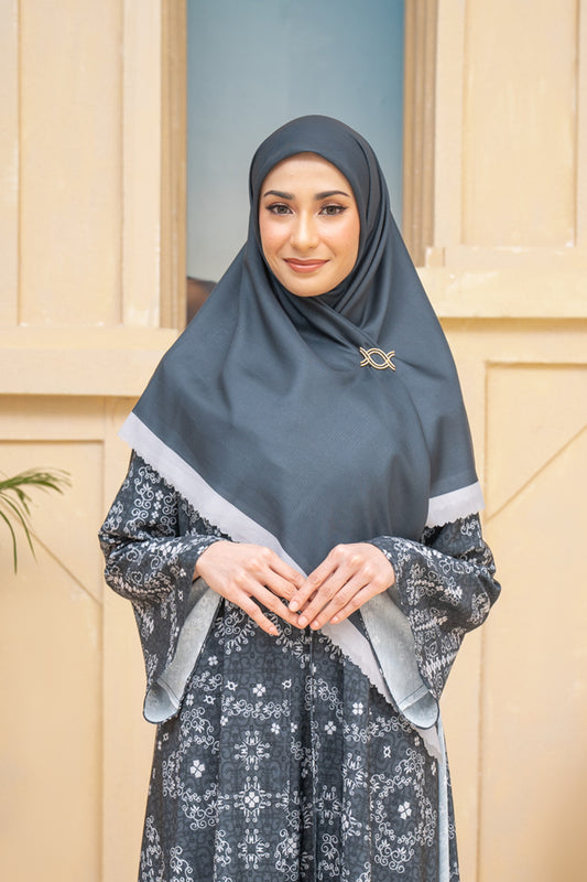 Malqaf Embroidery Scarf Syar'i (Minor)