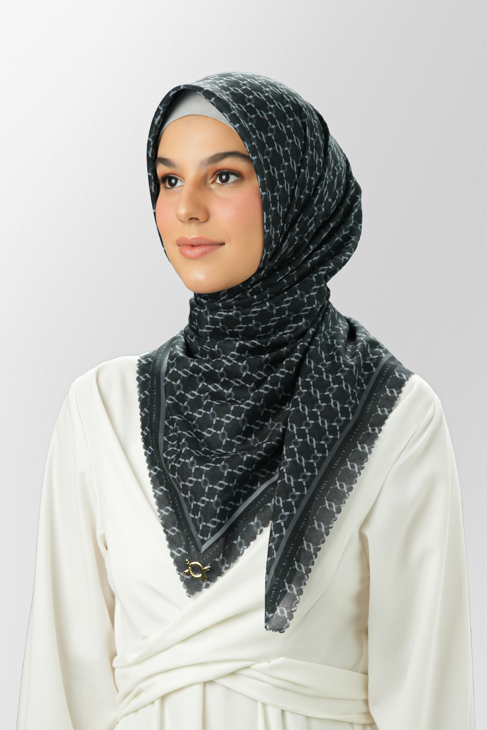 Mini Monogram Scarf