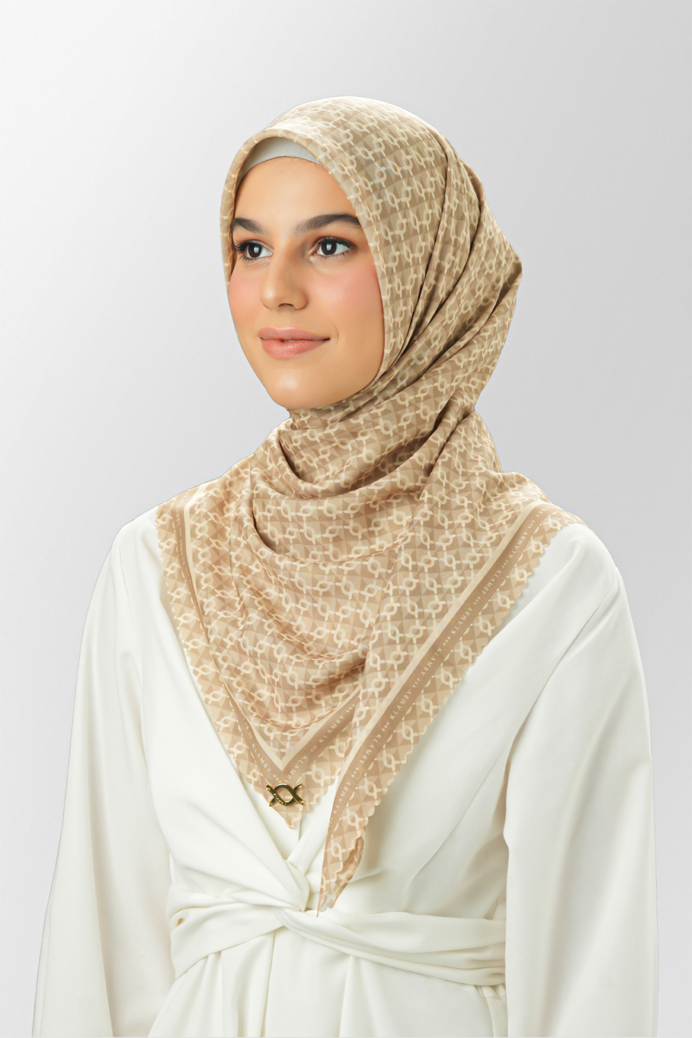 Mini Monogram Scarf