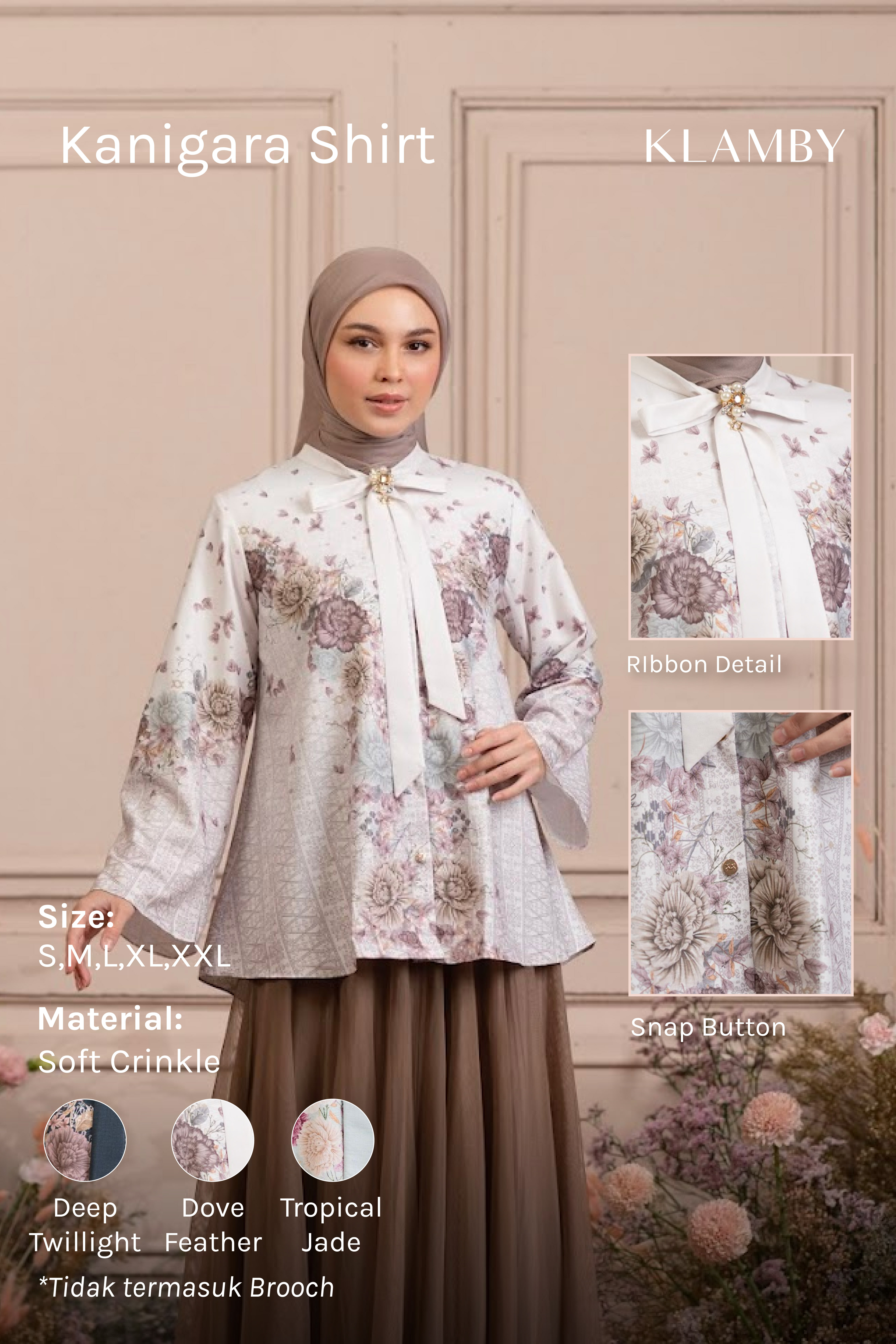 Kanigara Shirt Dove Feather
