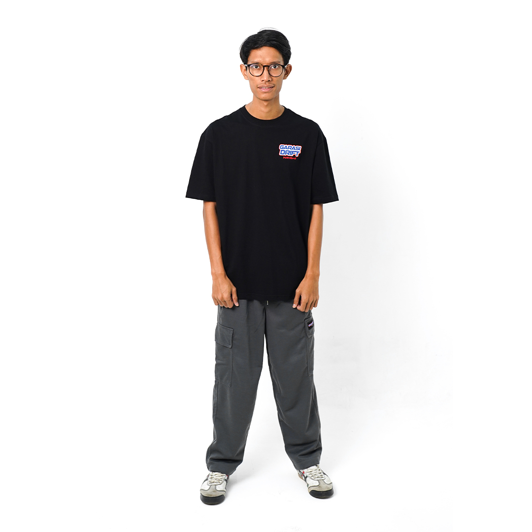 Garasi Drift T-Shirt 180SX Great Wave Black