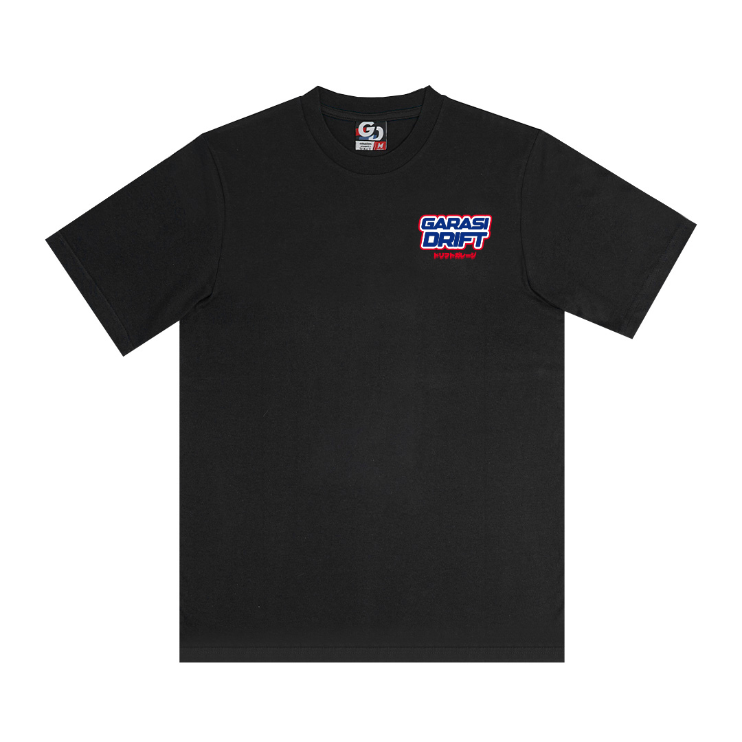 Garasi Drift T-Shirt 180SX Great Wave Black