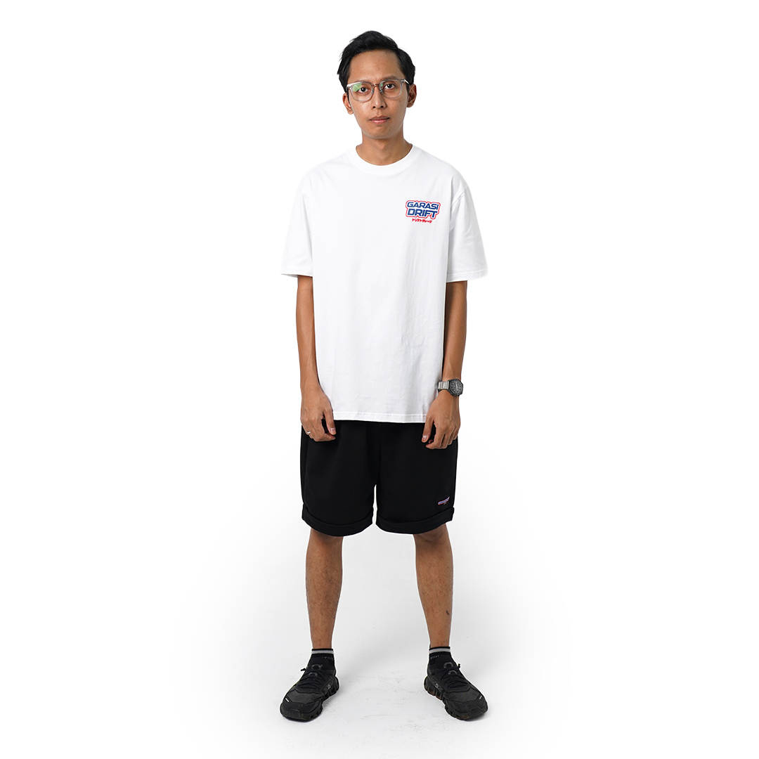 Garasi Drift T-Shirt 180SX Great Wave White