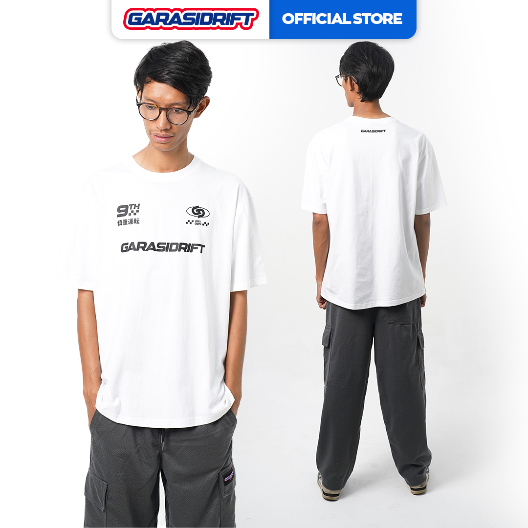 Garasi Drift Essential T-Shirt 9TH White