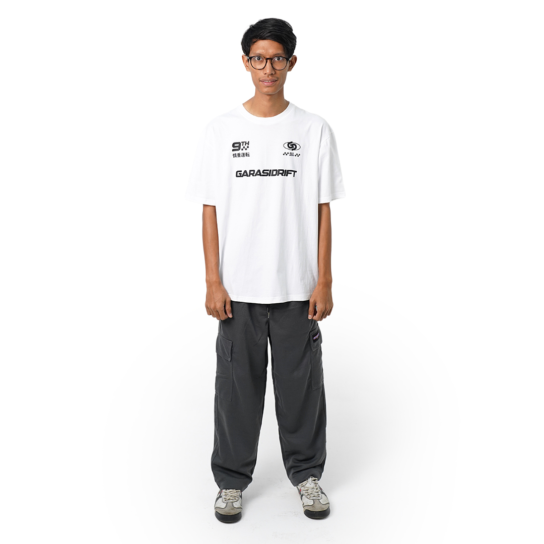 Garasi Drift Essential T-Shirt 9TH White