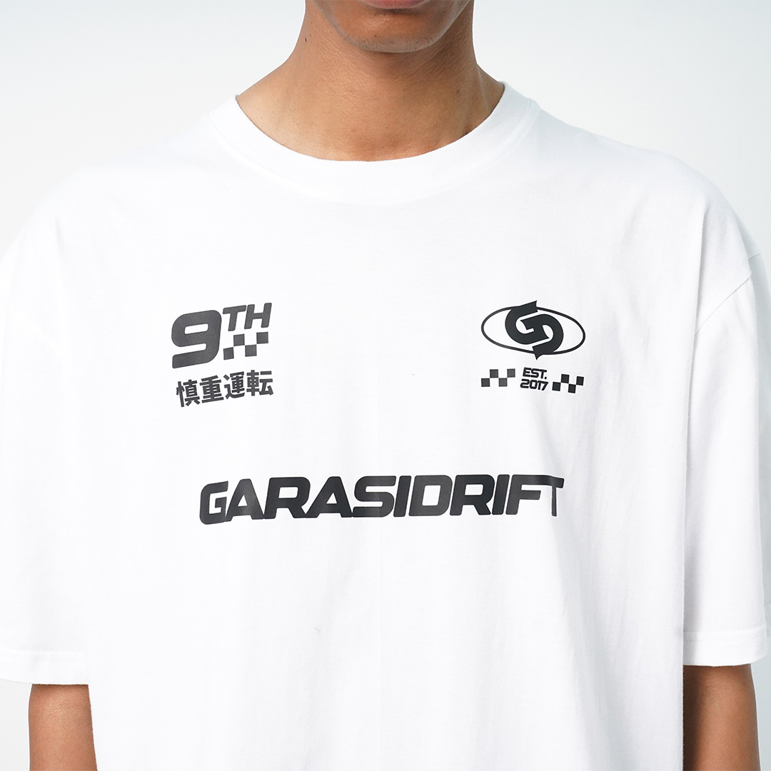 Garasi Drift Essential T-Shirt 9TH White