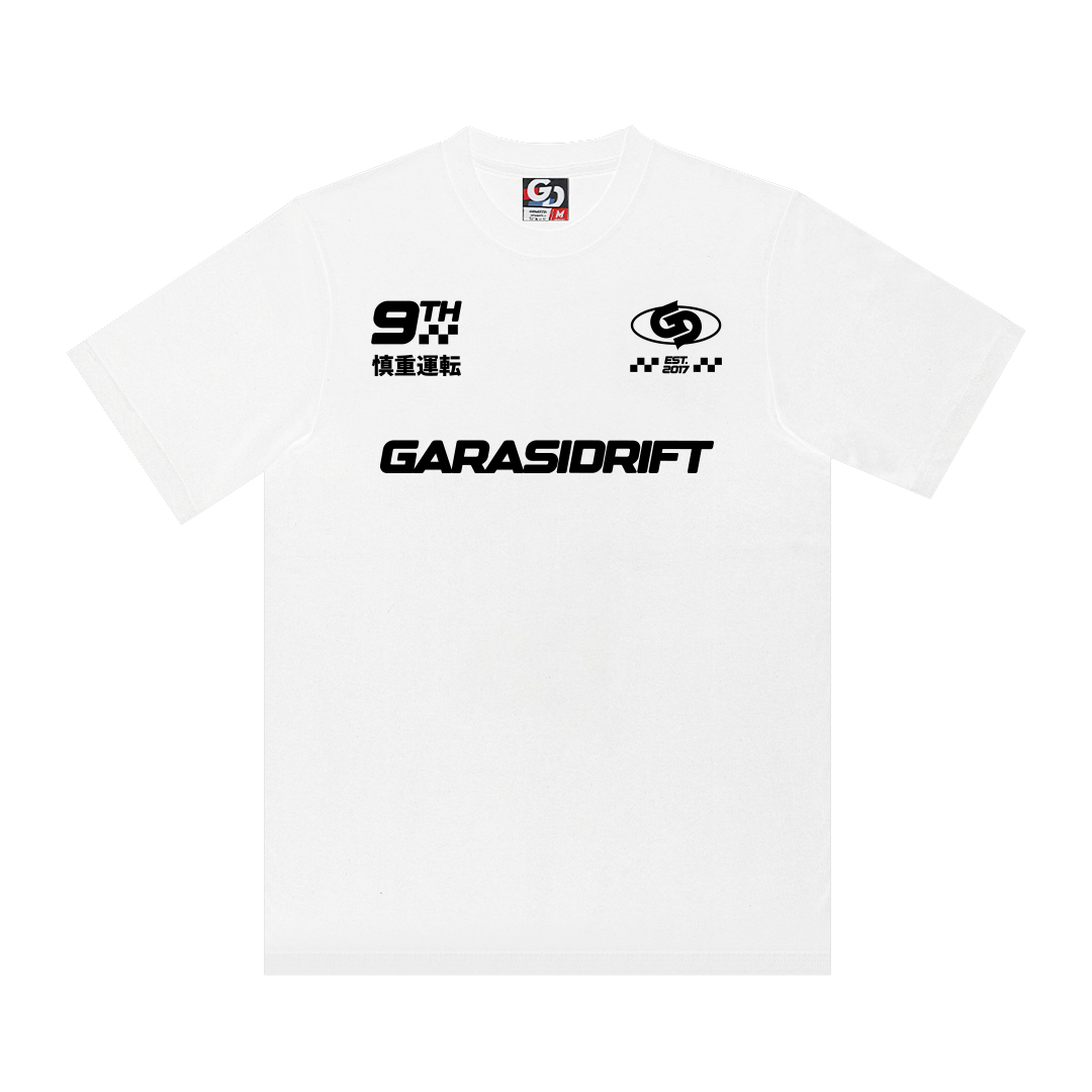 Garasi Drift Essential T-Shirt 9TH White