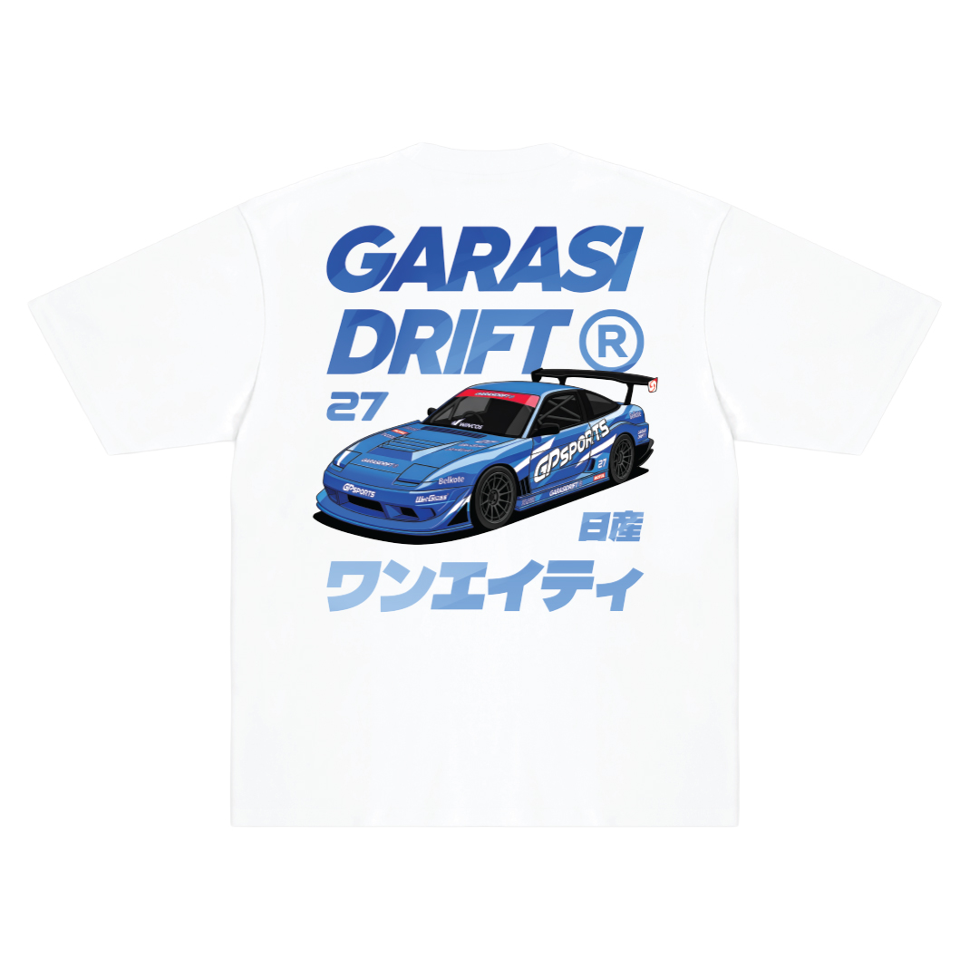 Garasi Drift T-Shirt 180SX Midnight Blue