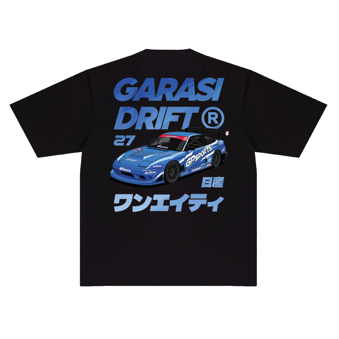 Garasi Drift T-Shirt 180SX Midnight Blue