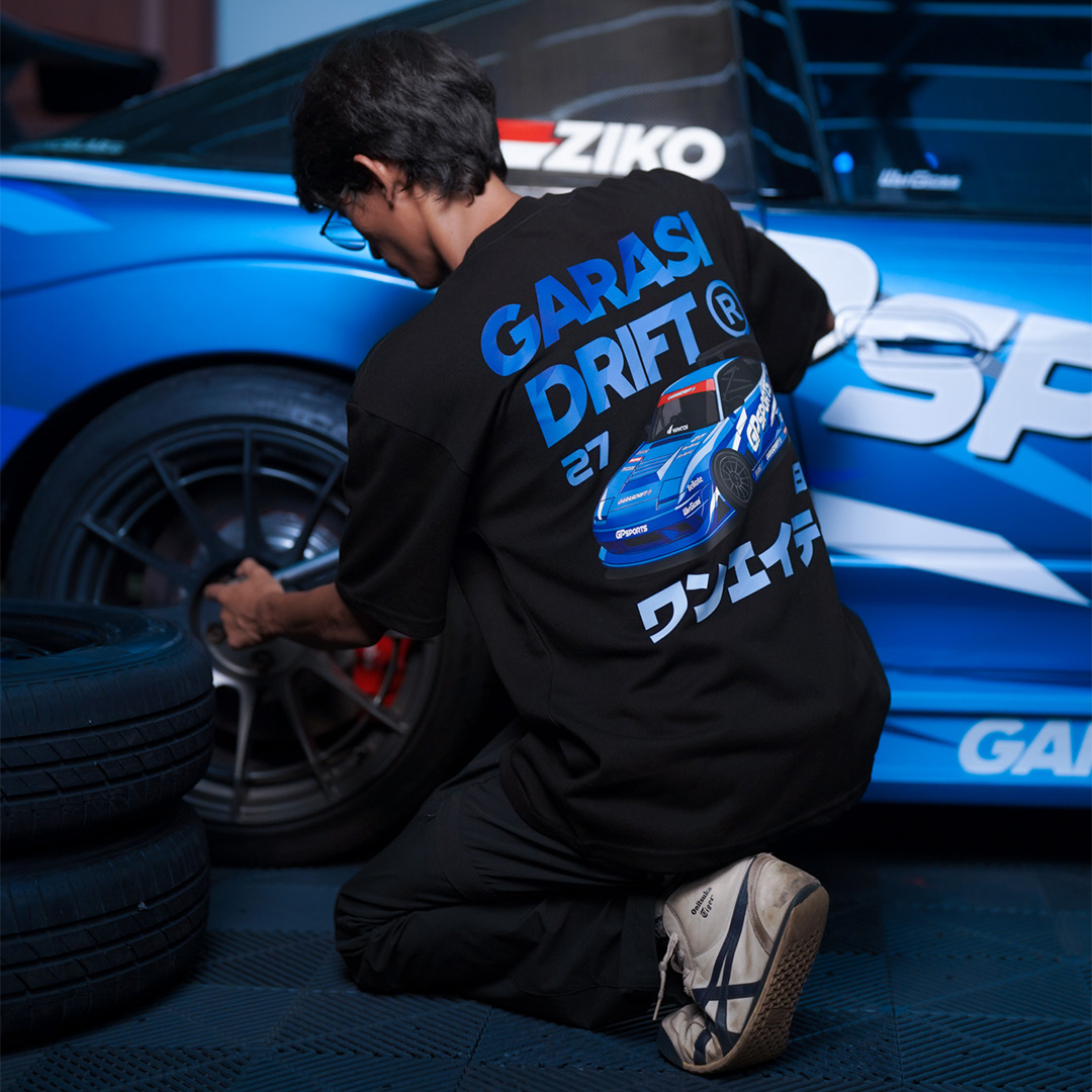 Garasi Drift T-Shirt 180SX Midnight Blue
