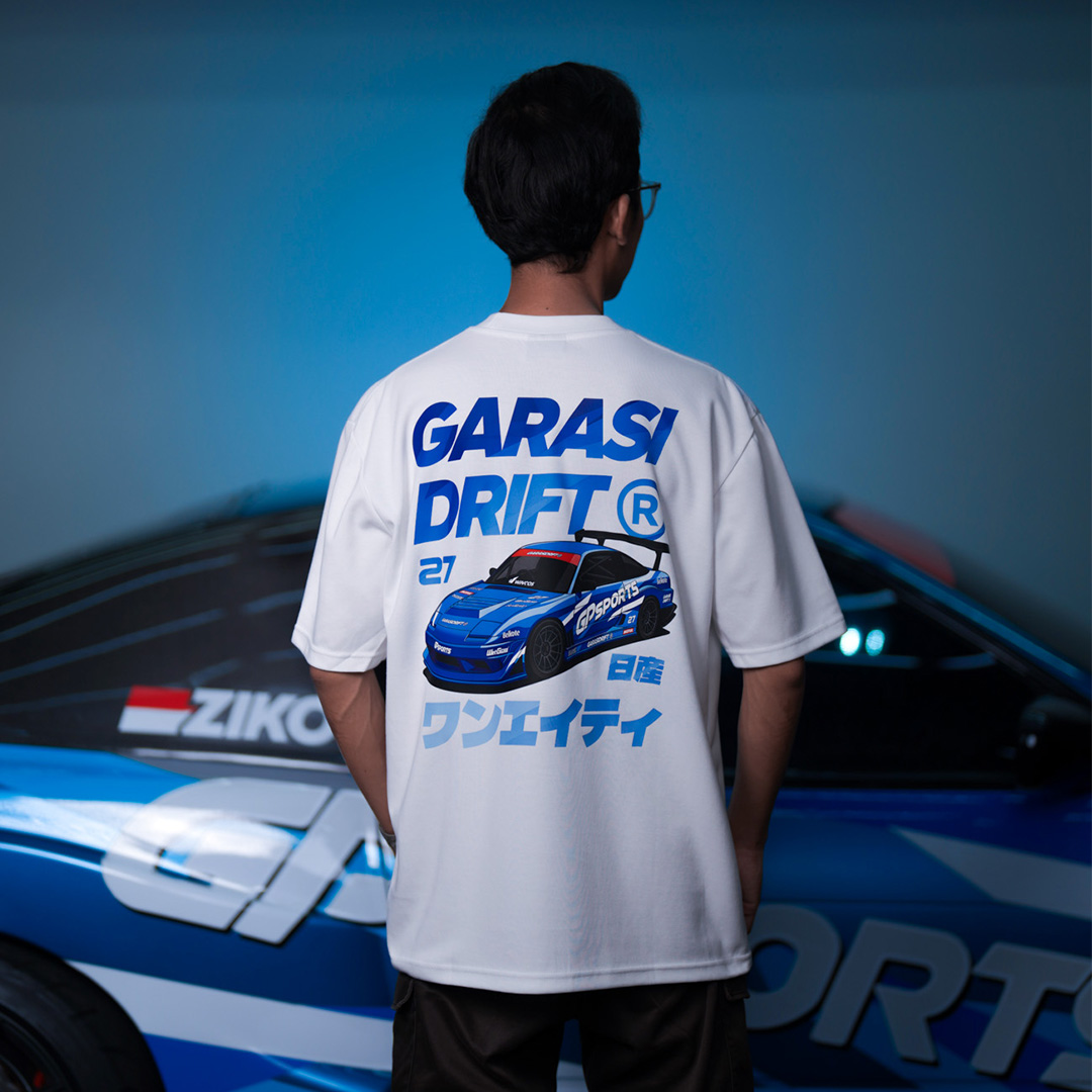 Garasi Drift T-Shirt 180SX Midnight Blue