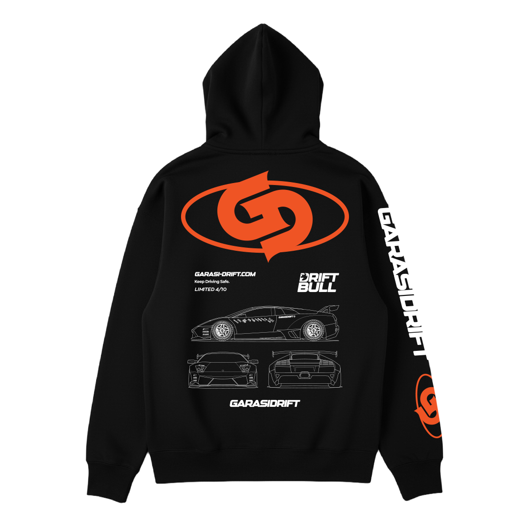 Garasi Drift Jacket Drift Bull Track Blueprint 4/10 Limited Edition