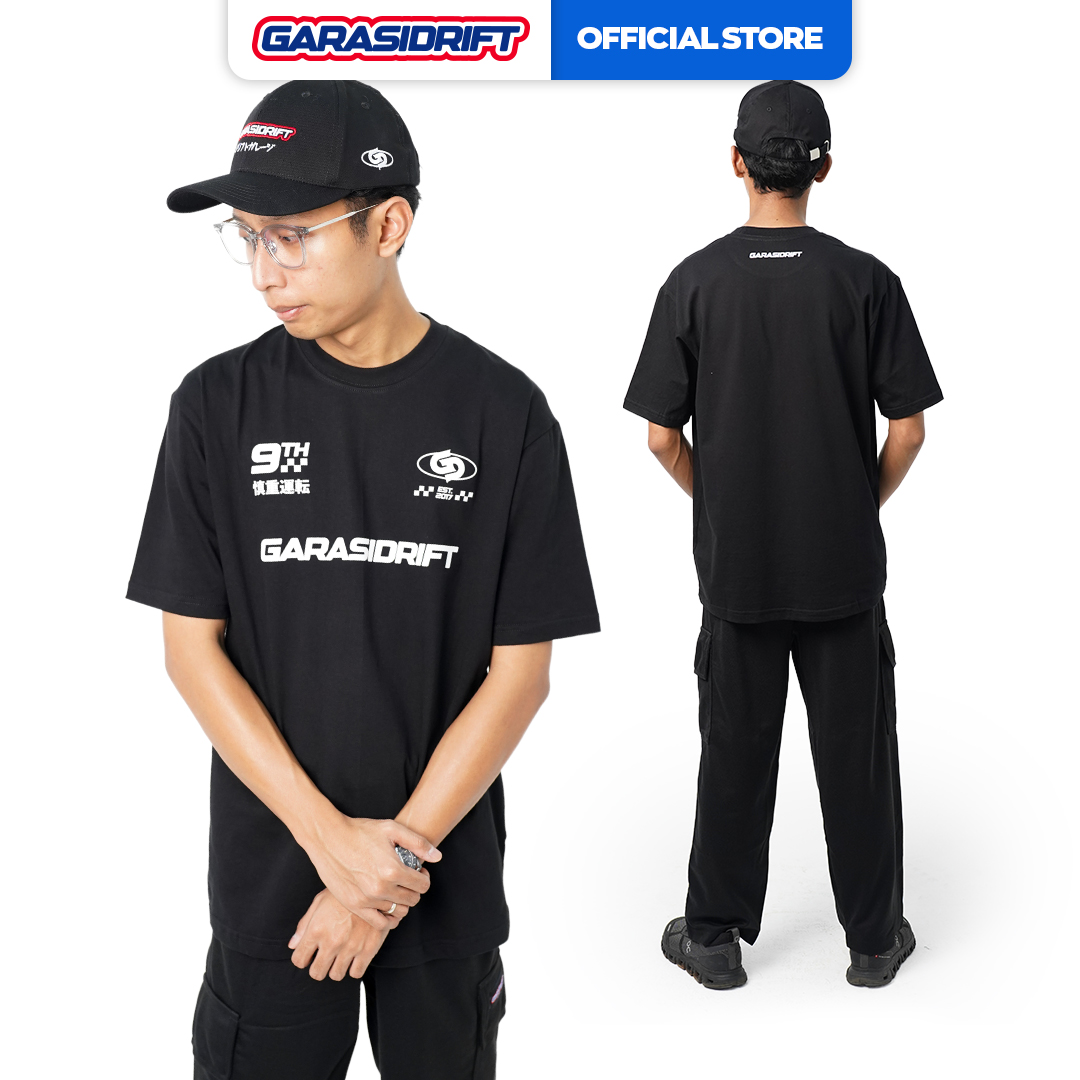 Garasi Drift Essential T-Shirt 9TH Black