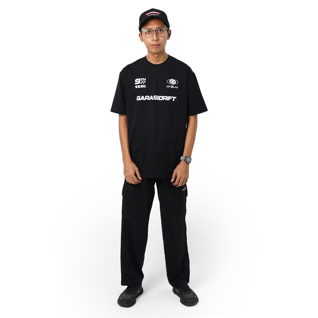 Garasi Drift Essential T-Shirt 9TH Black