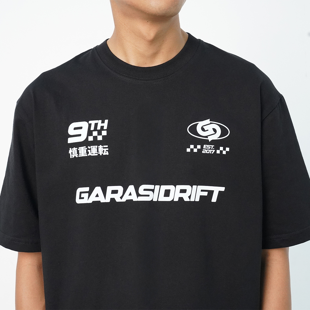 Garasi Drift Essential T-Shirt 9TH Black