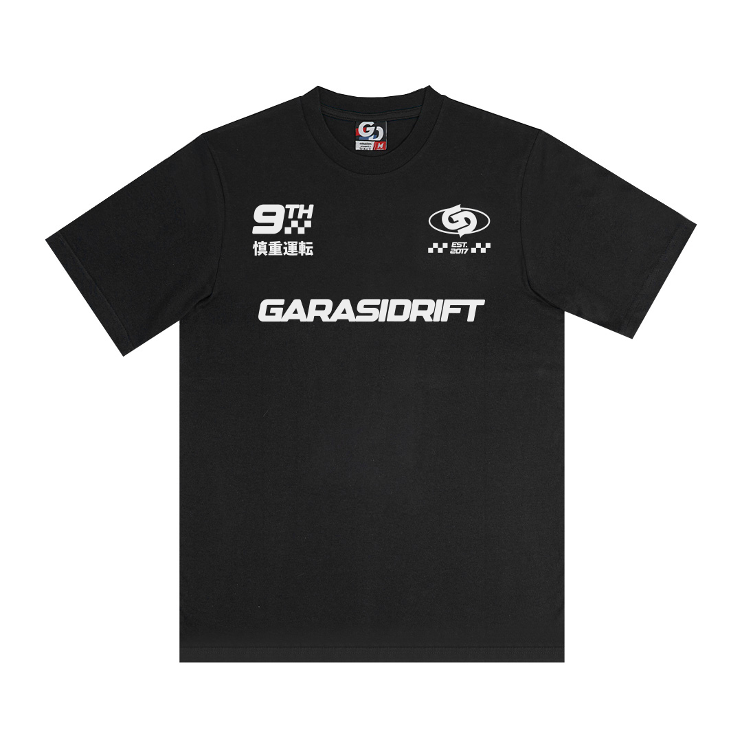 Garasi Drift Essential T-Shirt 9TH Black