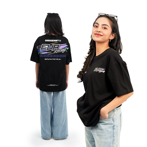 Image of Garasi Drift x Evangelion Racing T-Shirt Test Type 01 Black