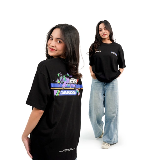 Image of Garasi Drift x Evangelion Racing T-Shirt Berserk Run Black