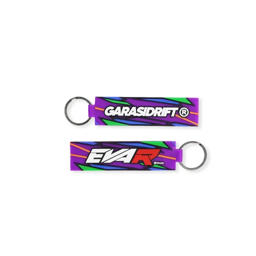 Image of Garasi Drift x Evangelion Racing Rubber Keychain