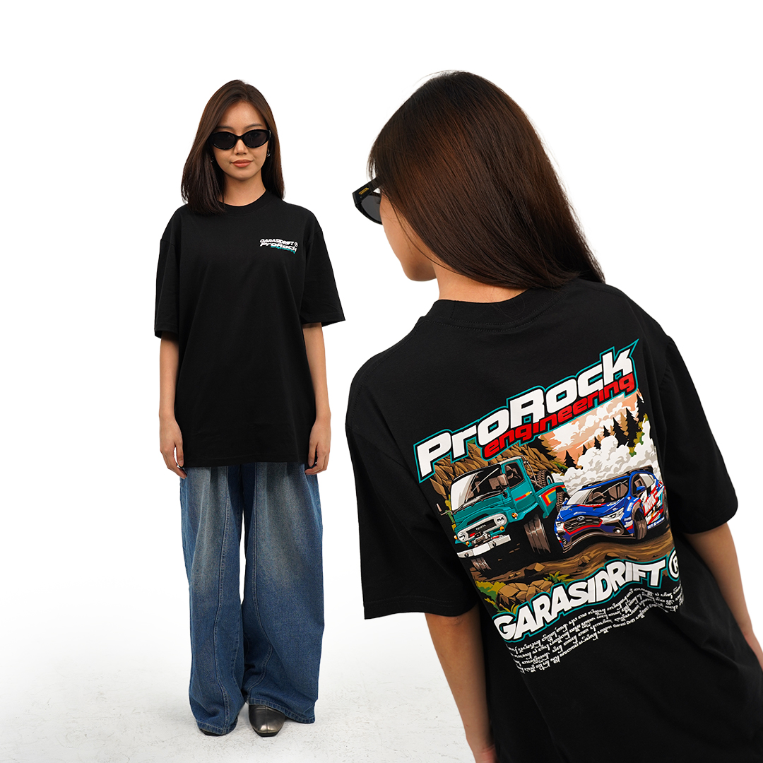 Garasi Drift x ProRock T-Shirt Drift & Dirt Black