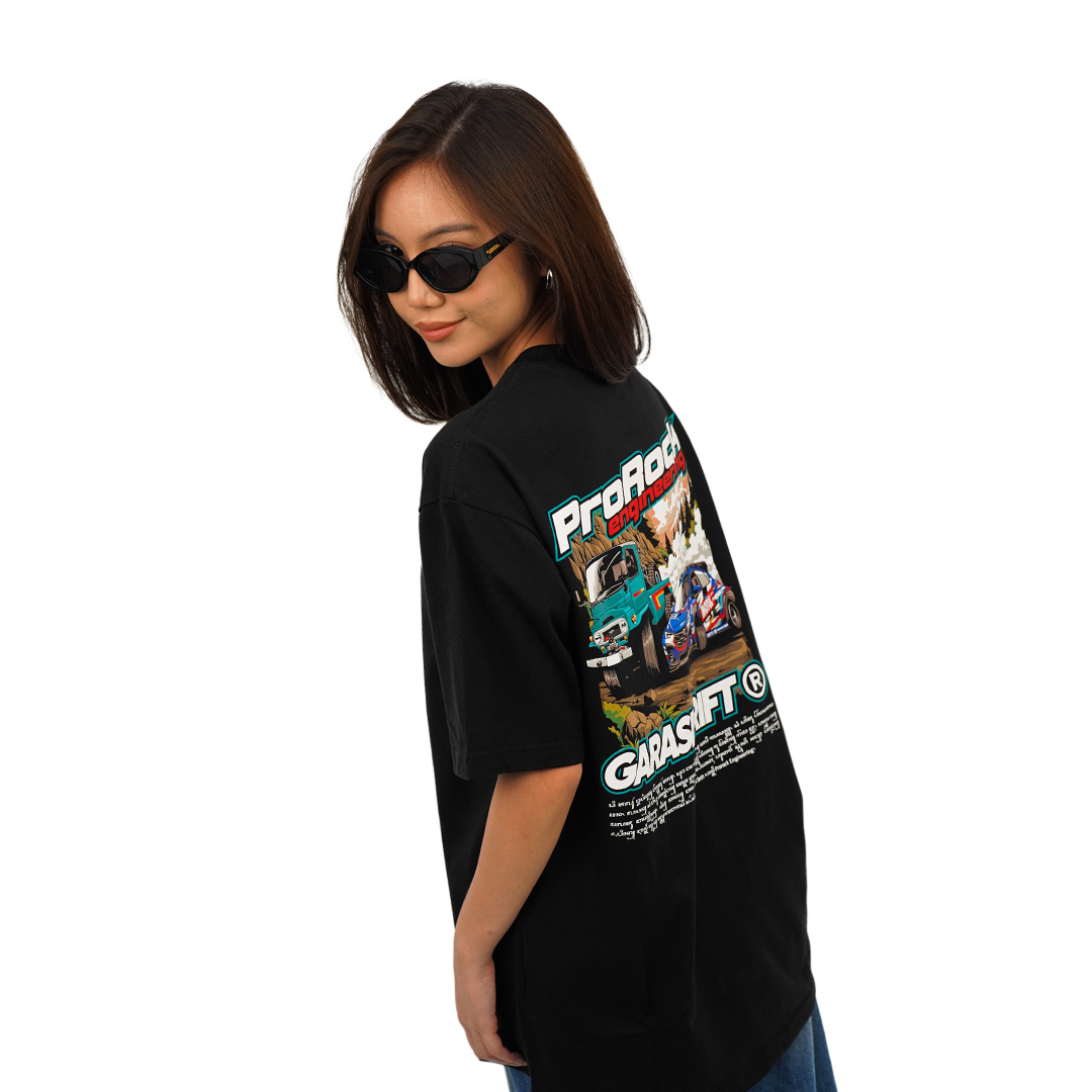 Garasi Drift x ProRock T-Shirt Drift & Dirt Black