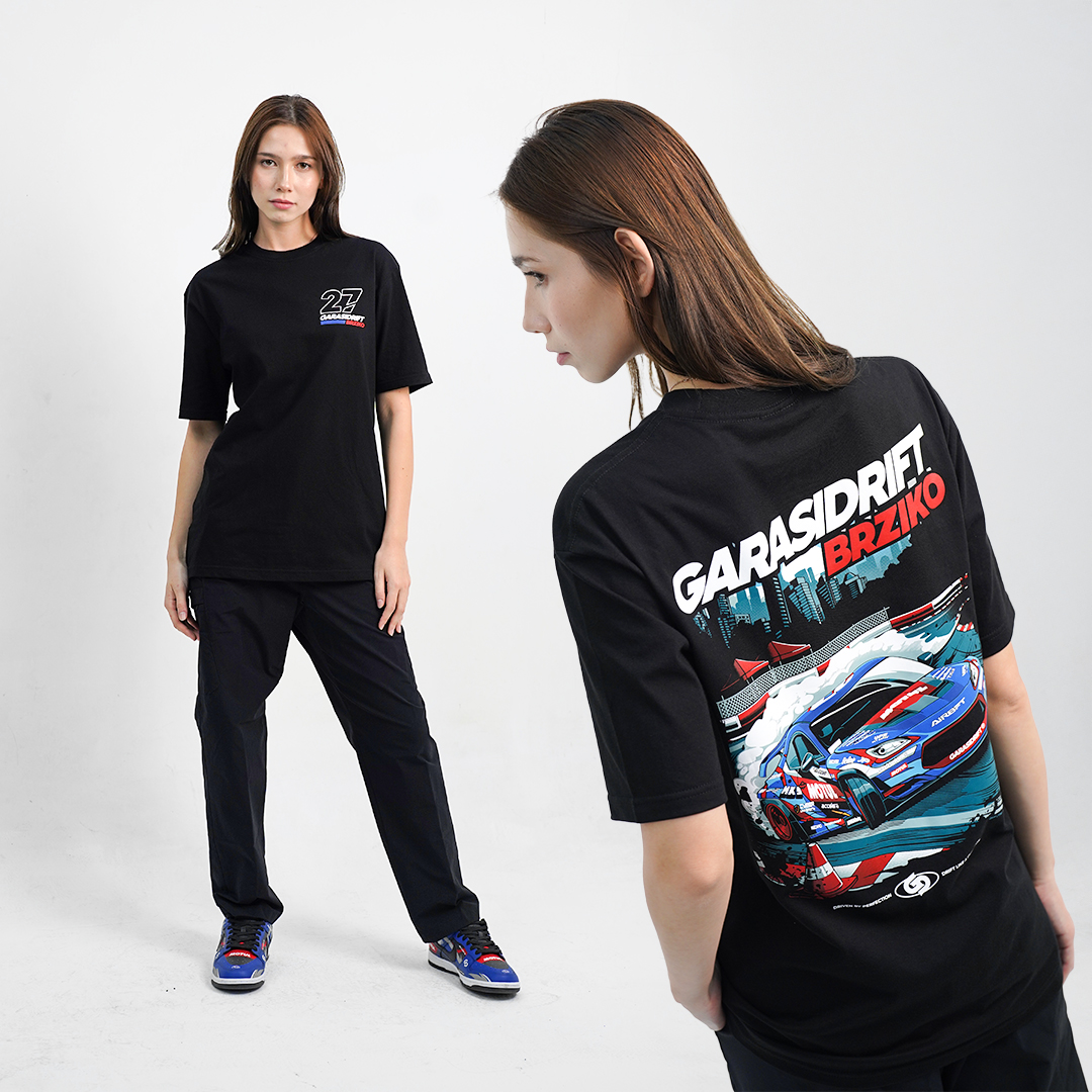 Garasi Drift T-Shirt BRZiko Night Attack Black