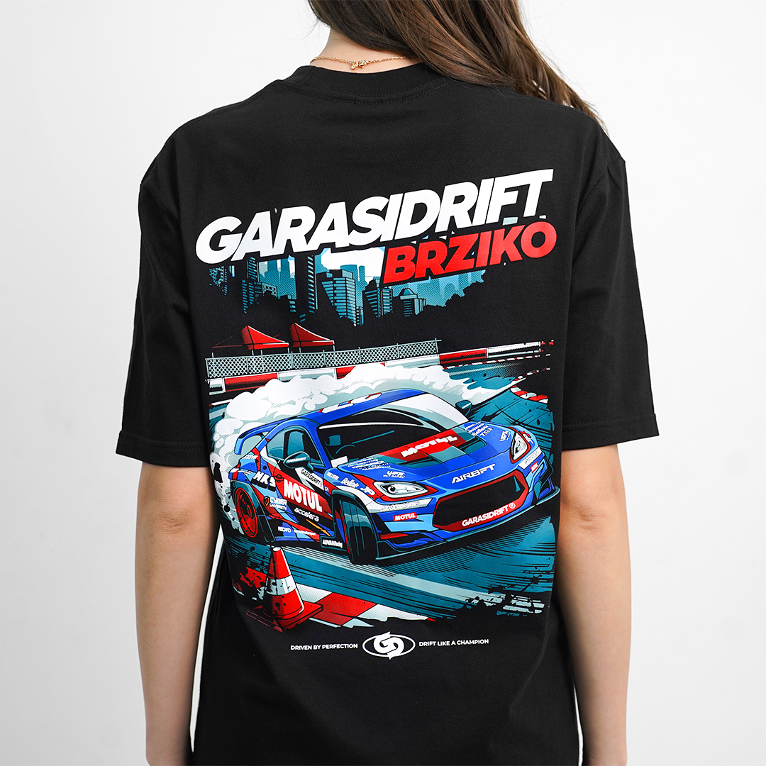 Garasi Drift T-Shirt BRZiko Night Attack Black