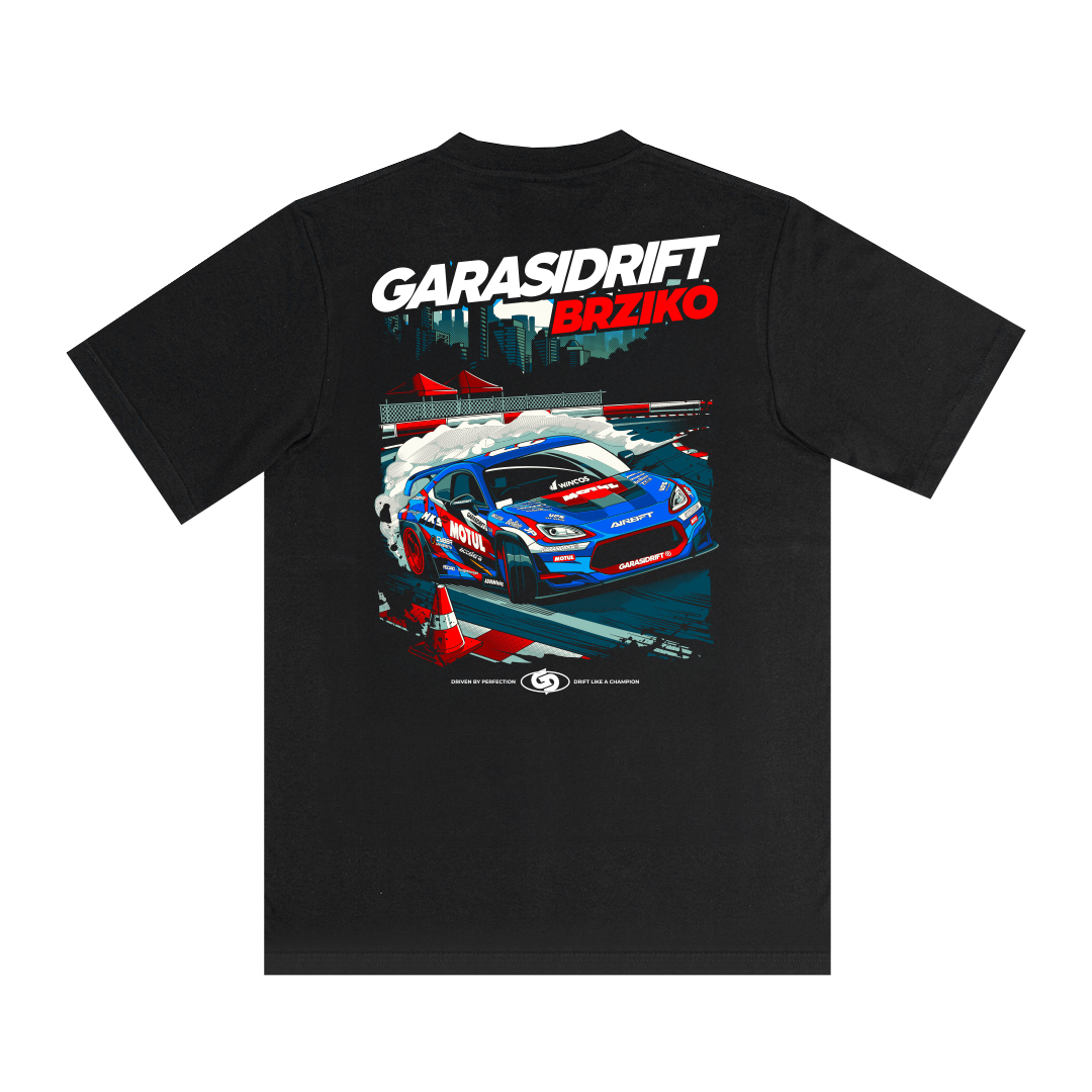 Garasi Drift T-Shirt BRZiko Night Attack Black