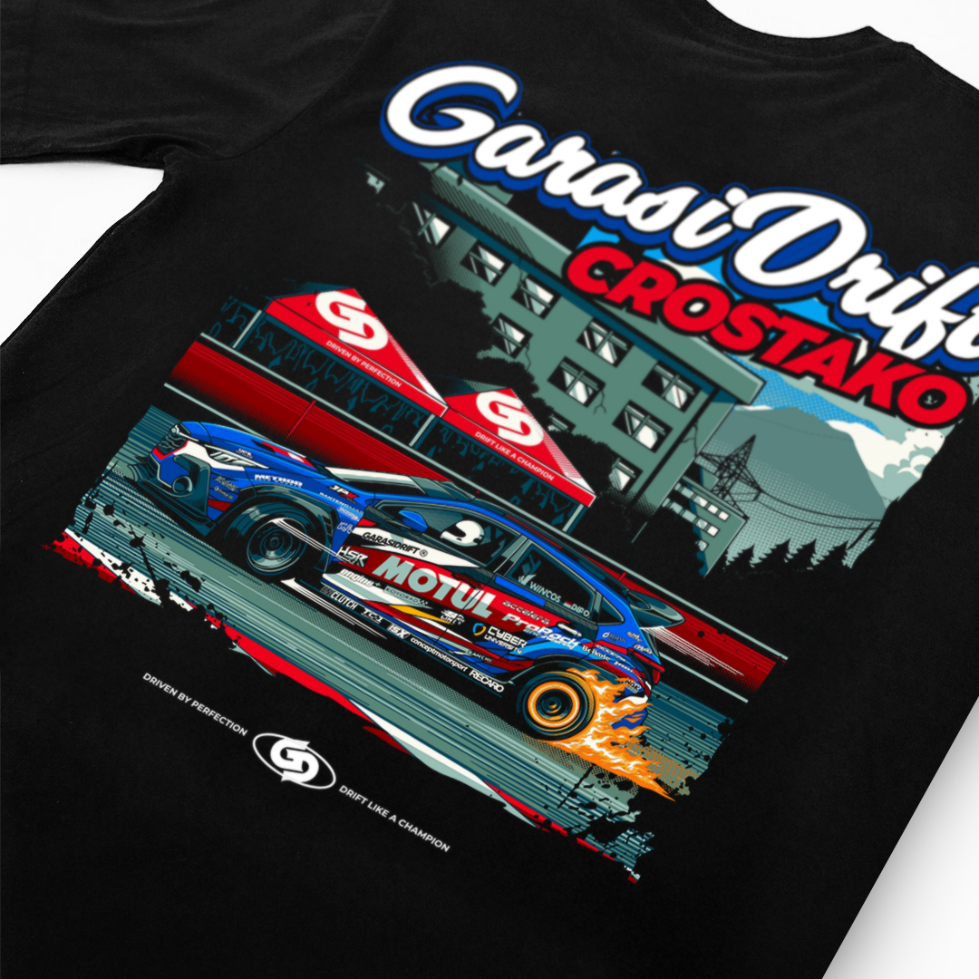 Garasi Drift T-Shirt Crostako Fire Spirit