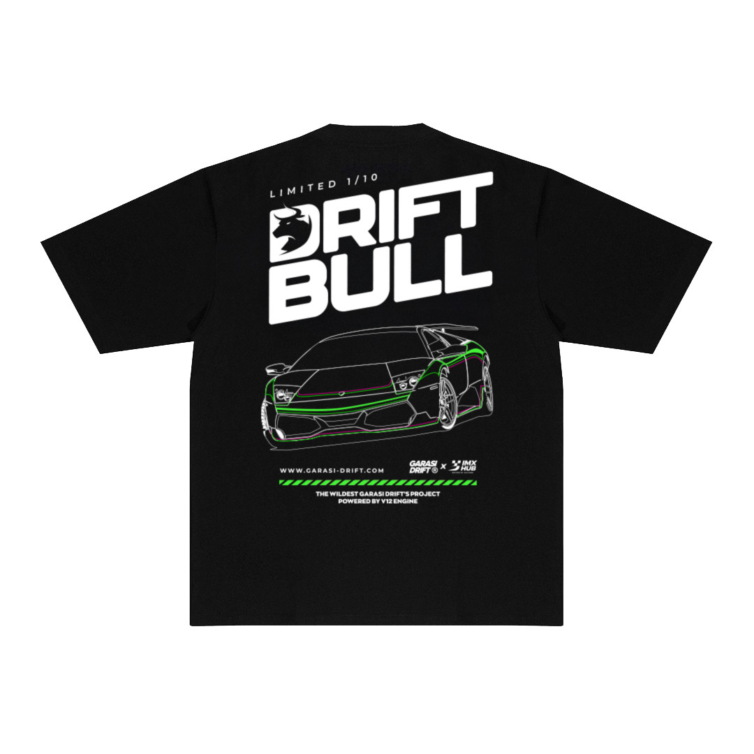 Garasi Drift T-Shirt Drift Bull No Mercy Limited Edition 1/10