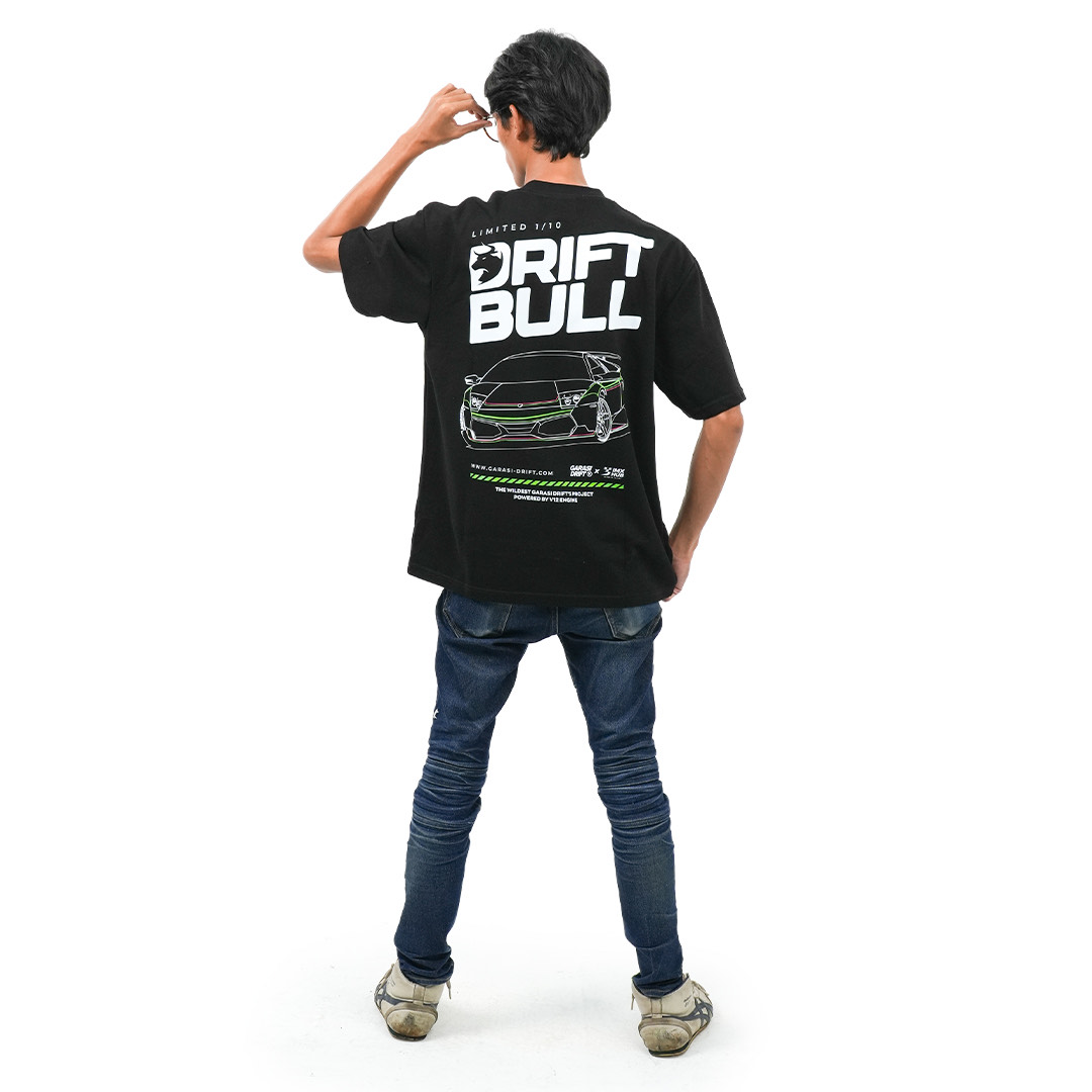 Garasi Drift T-Shirt Drift Bull No Mercy Limited Edition 1/10