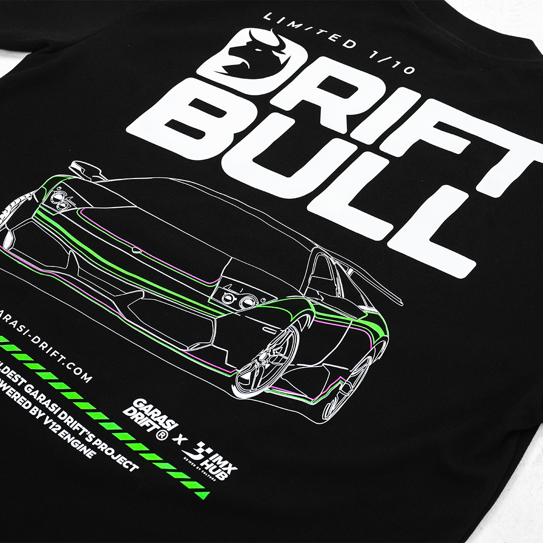 Garasi Drift T-Shirt Drift Bull No Mercy Limited Edition 1/10