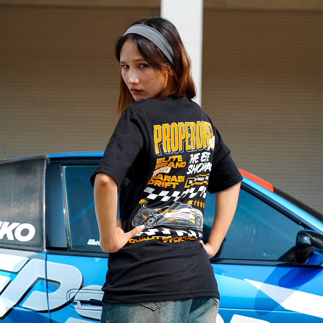 Garasi Drift x Elite Showcase T-Shirt Quality Over Quantity