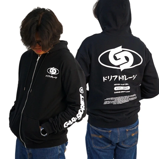 Image of Garasi Drift Jacket The Orbit Symbol Black