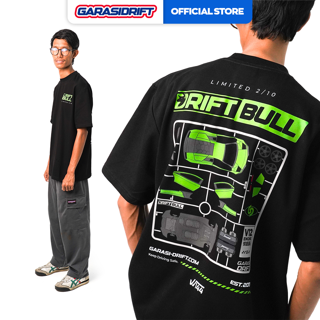 Garasi Drift T-Shirt Drift Bull Blueprint Limited Edition 2/10