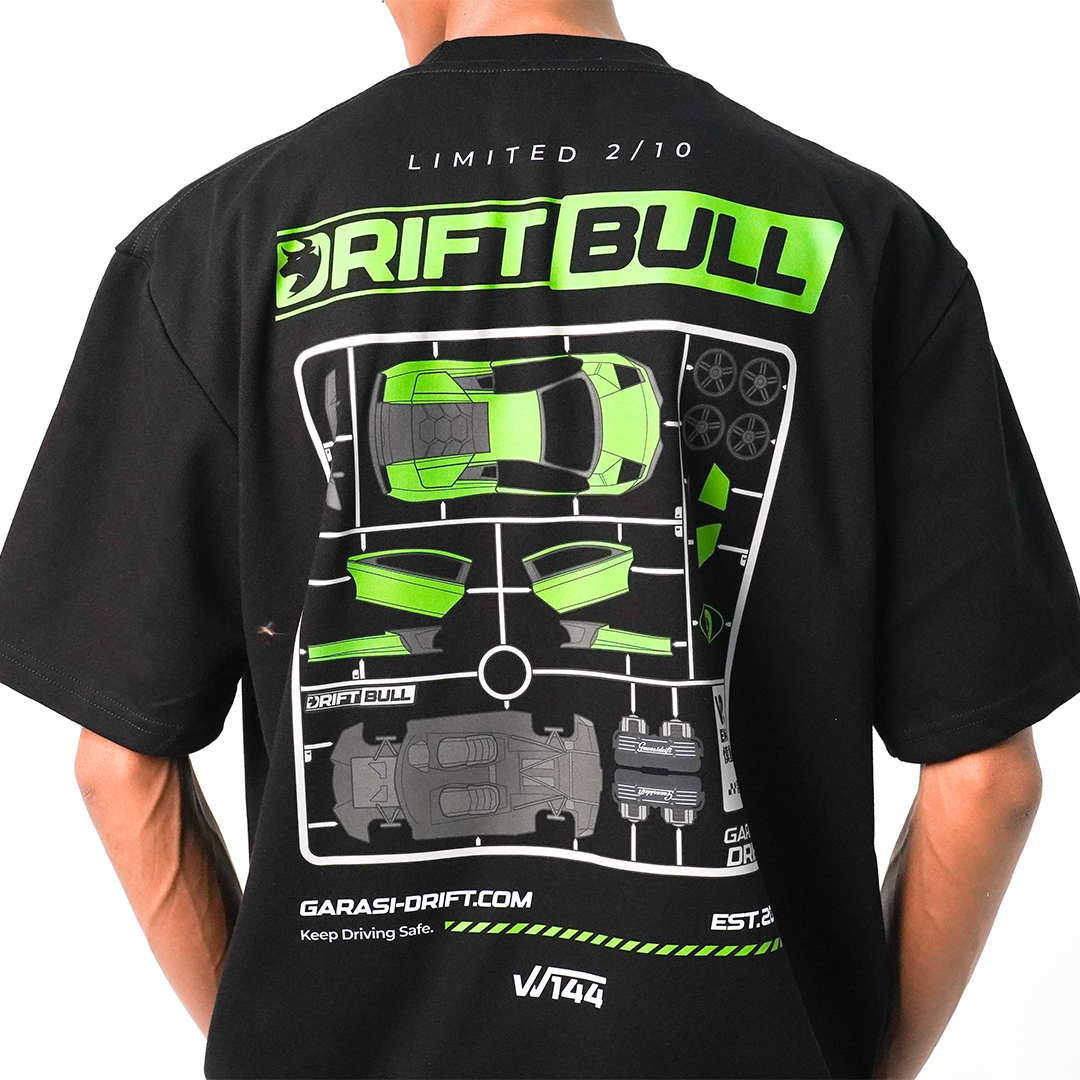 Garasi Drift T-Shirt Drift Bull Blueprint Limited Edition 2/10