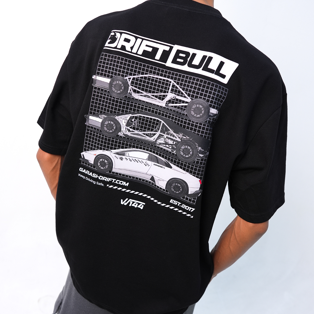 Garasi Drift T-Shirt Drift Bull Urban Chassis Limited Edition 3/10