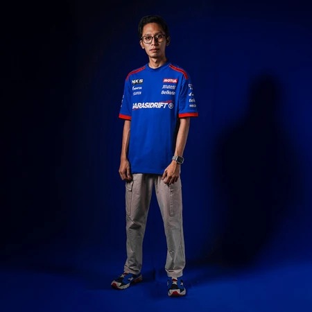 Garasi Drift T-Shirt GDRT 2025 Type 1 Blue