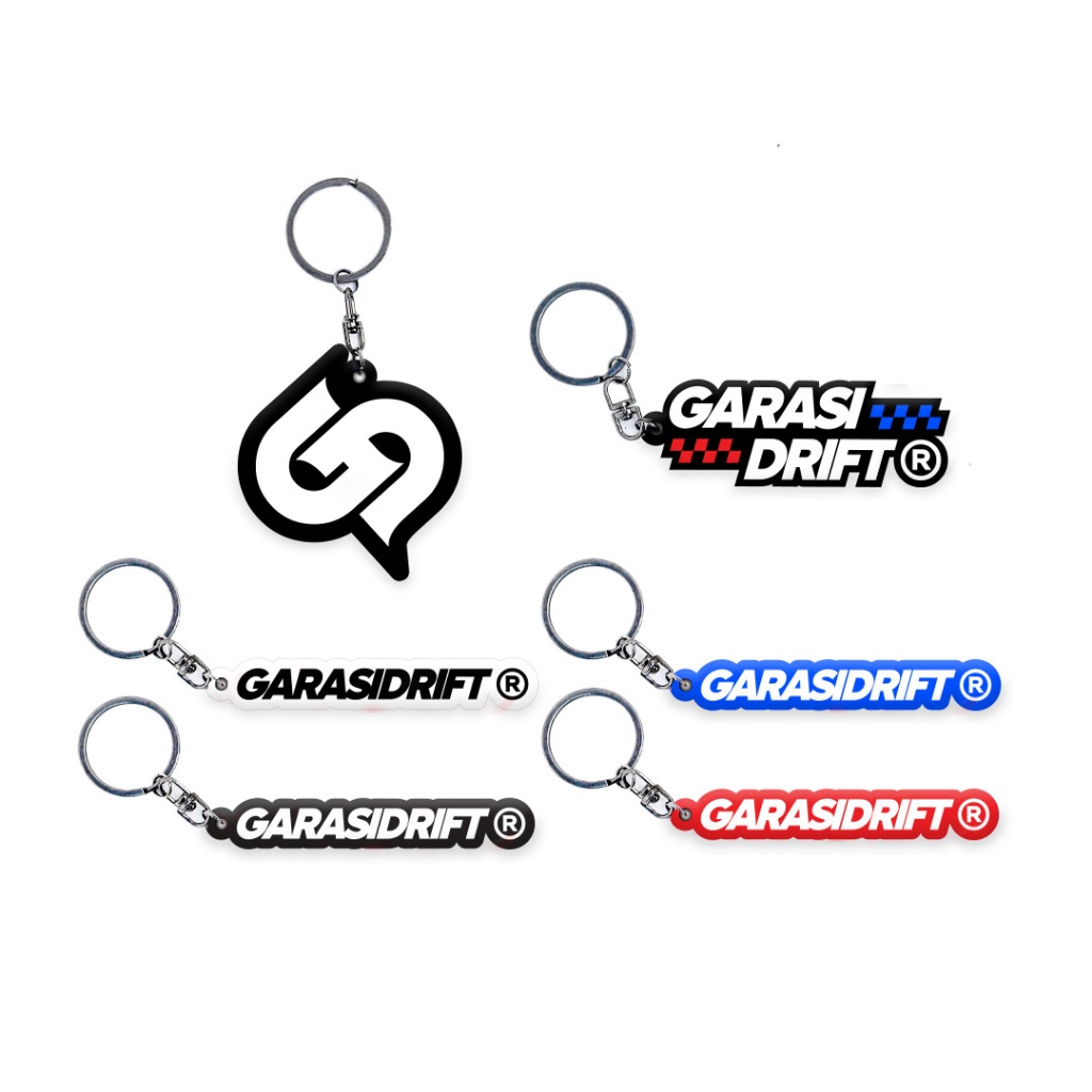 Garasi Drift Rubber Keychain